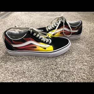 Old Skool Flame Vans